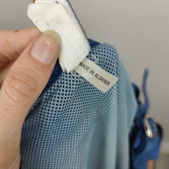 Vintage Y2K John Galliano Swim Shorts Mens Small Blue Cargo Buckled Beach Trunks - Picture 11 of 12